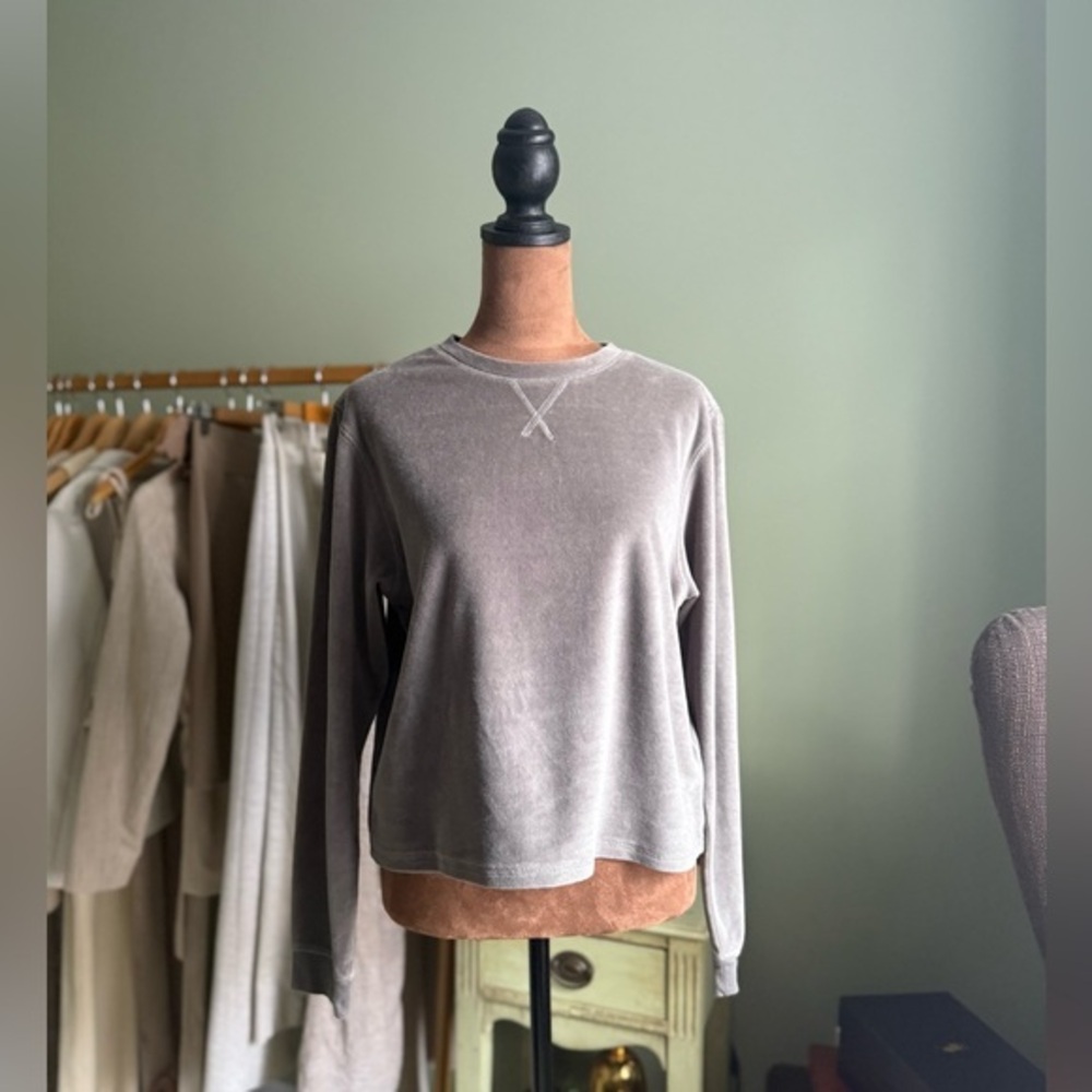 BP Velour Crew Neck Top